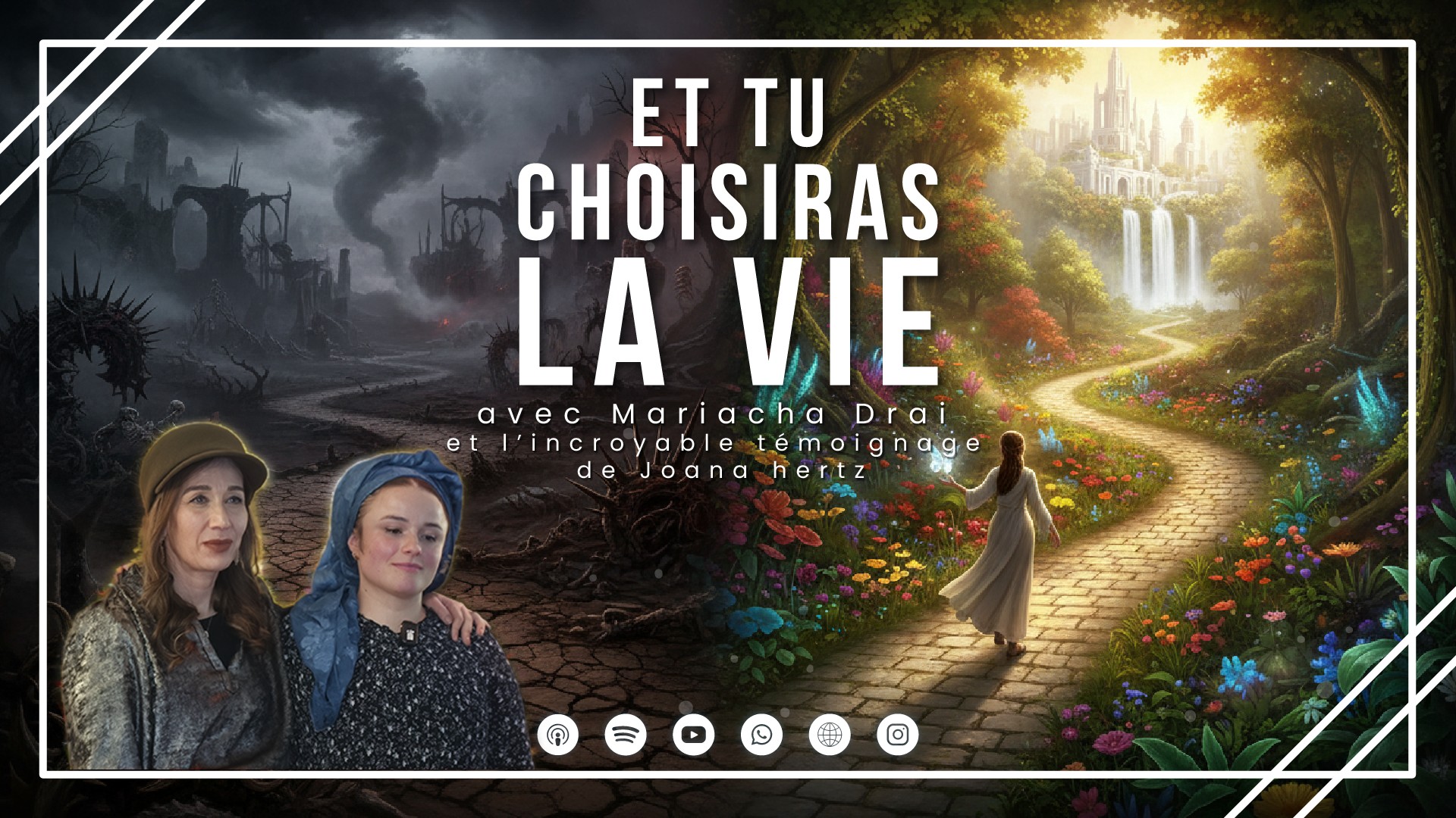 `Et tu choisiras la vie` avec Mariacha et le témoignage incroyable de Joana Hertz par Mariacha Drai sur essentiELLE